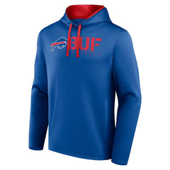 Buffalo Bills Logo Athletic Head Start Pullover Hoodie Royal