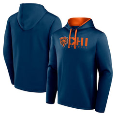 Chicago Bears Logo Athletic Head Start Pullover Hoodie Navy