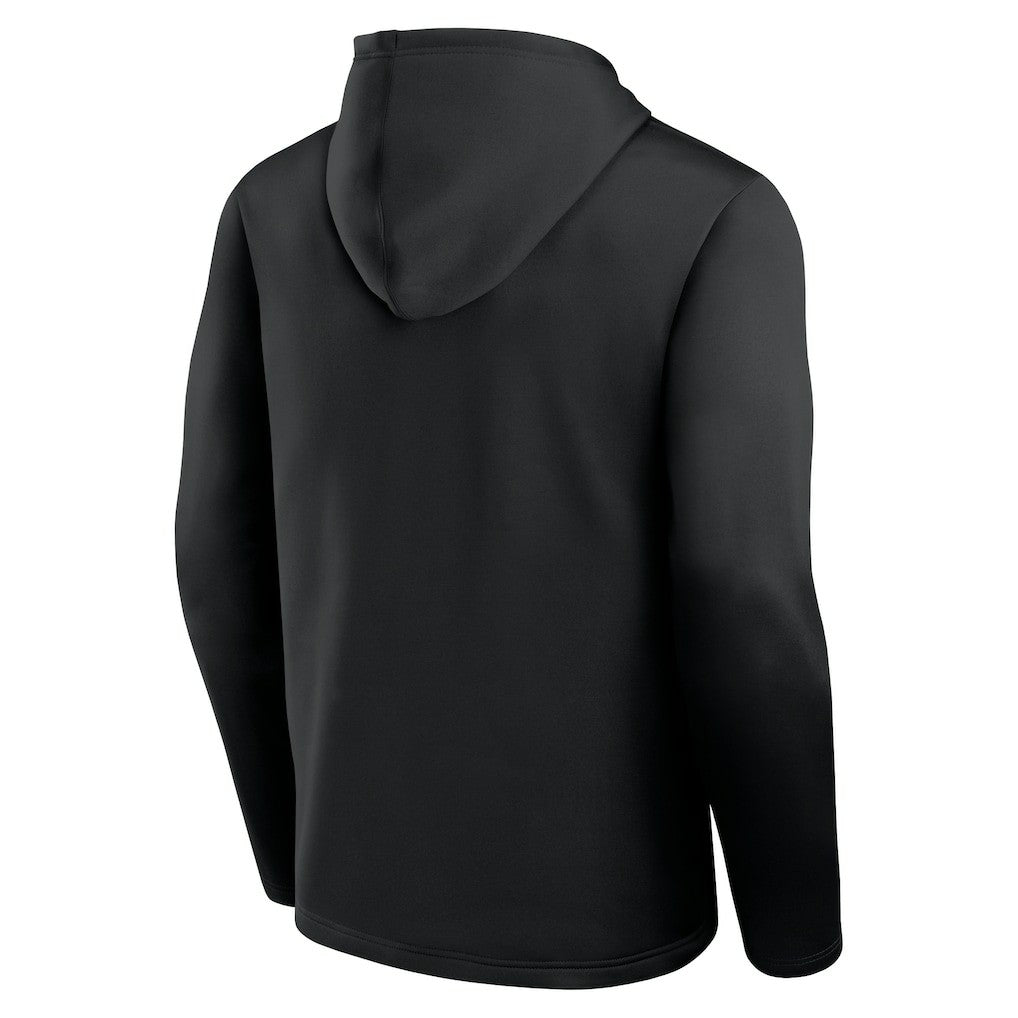 Las Vegas Raiders Logo Athletic Head Start Pullover Hoodie Black