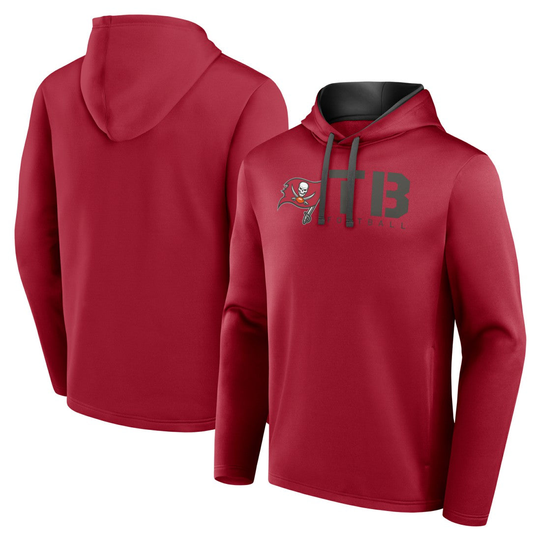 Tampa Bay Buccaneers Logo Athletic Head Start Pullover Hoodie Red