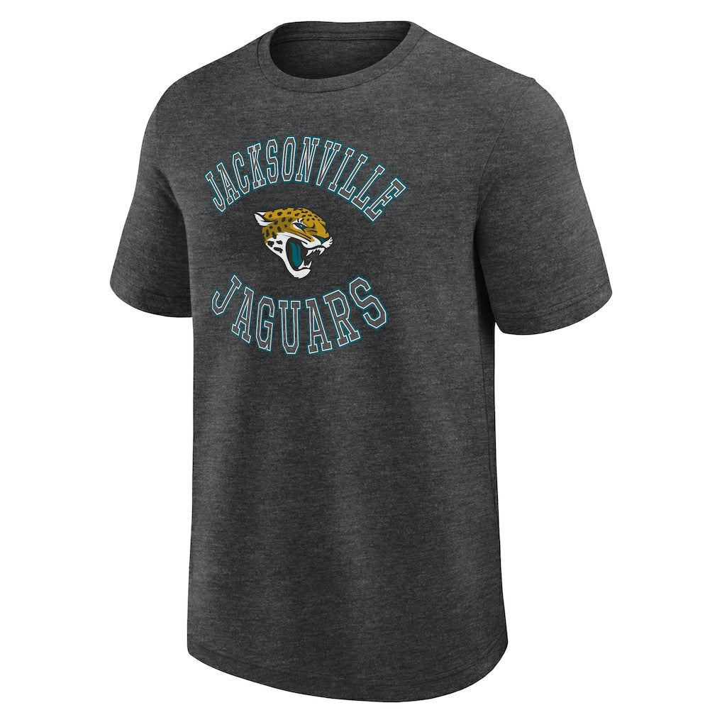 Jacksonville Jaguars Logo Athletic Success T-Shirt Heather Charcoal