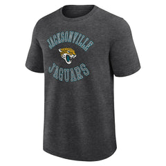 Jacksonville Jaguars Logo Athletic Success T-Shirt Heather Charcoal