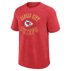 Kansas City Chiefs Logo Athletic Success T-Shirt Heather Red