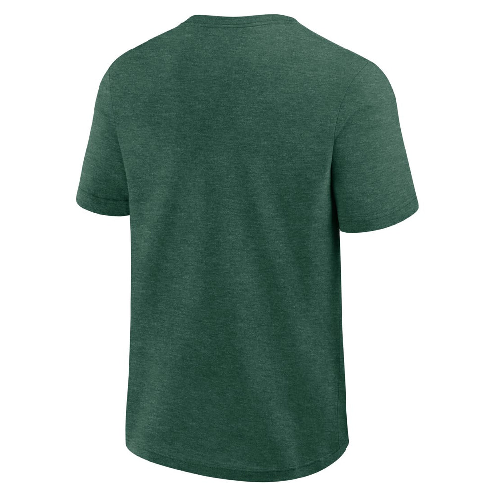 Green Bay Packers Logo Athletic Success T-Shirt Heather Green