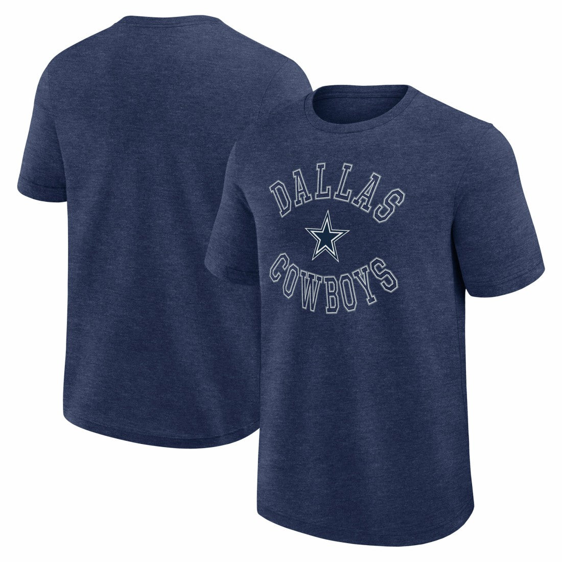 Dallas Cowboys Logo Athletic Success T-Shirt Heather Navy