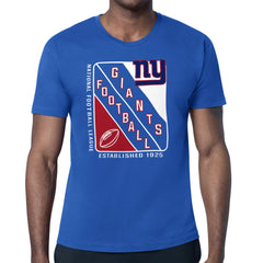 New York Giants Starter Shield Logo T-Shirt Royal