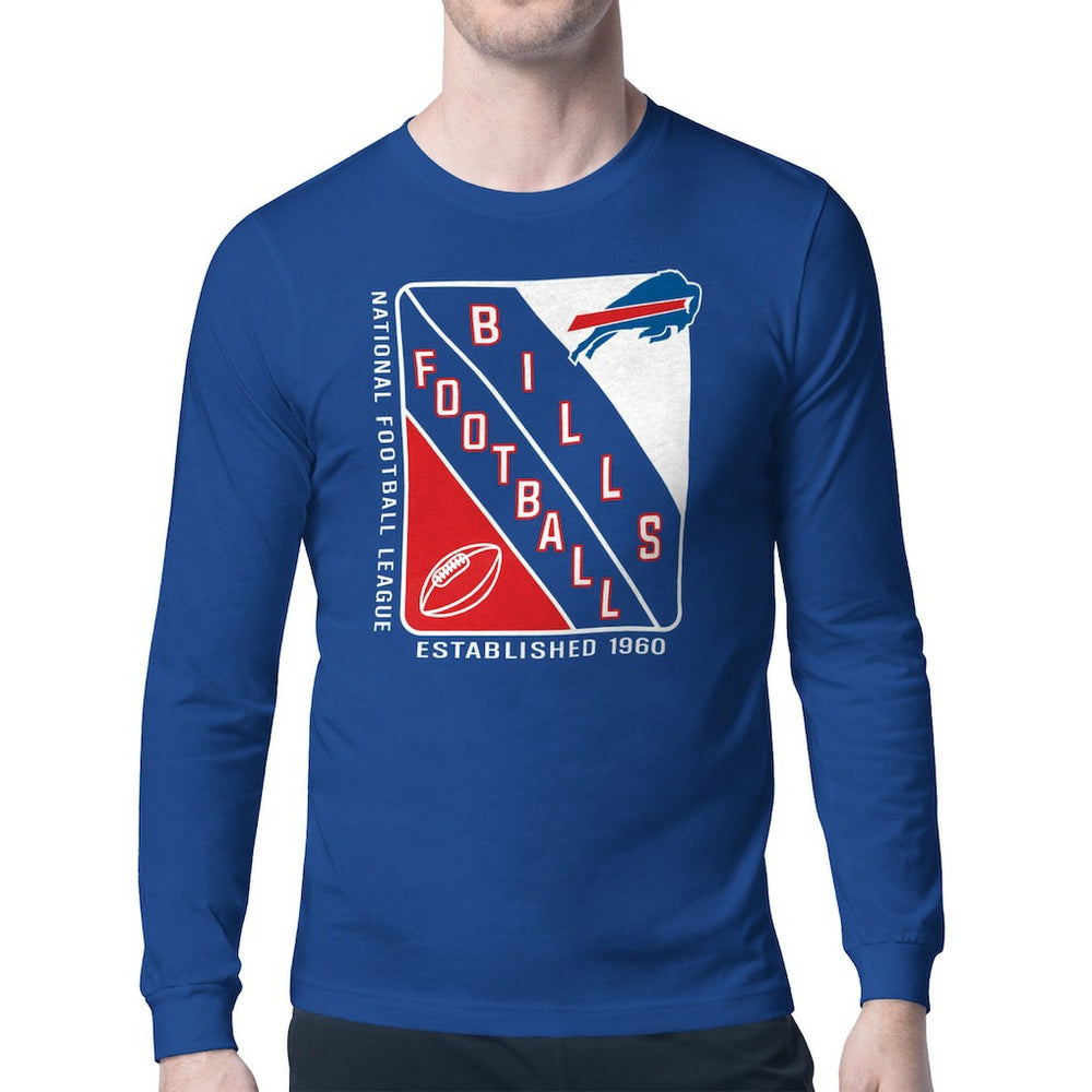 Buffalo Bills Starter Shield Logo Long Sleeve T-Shirt Royal