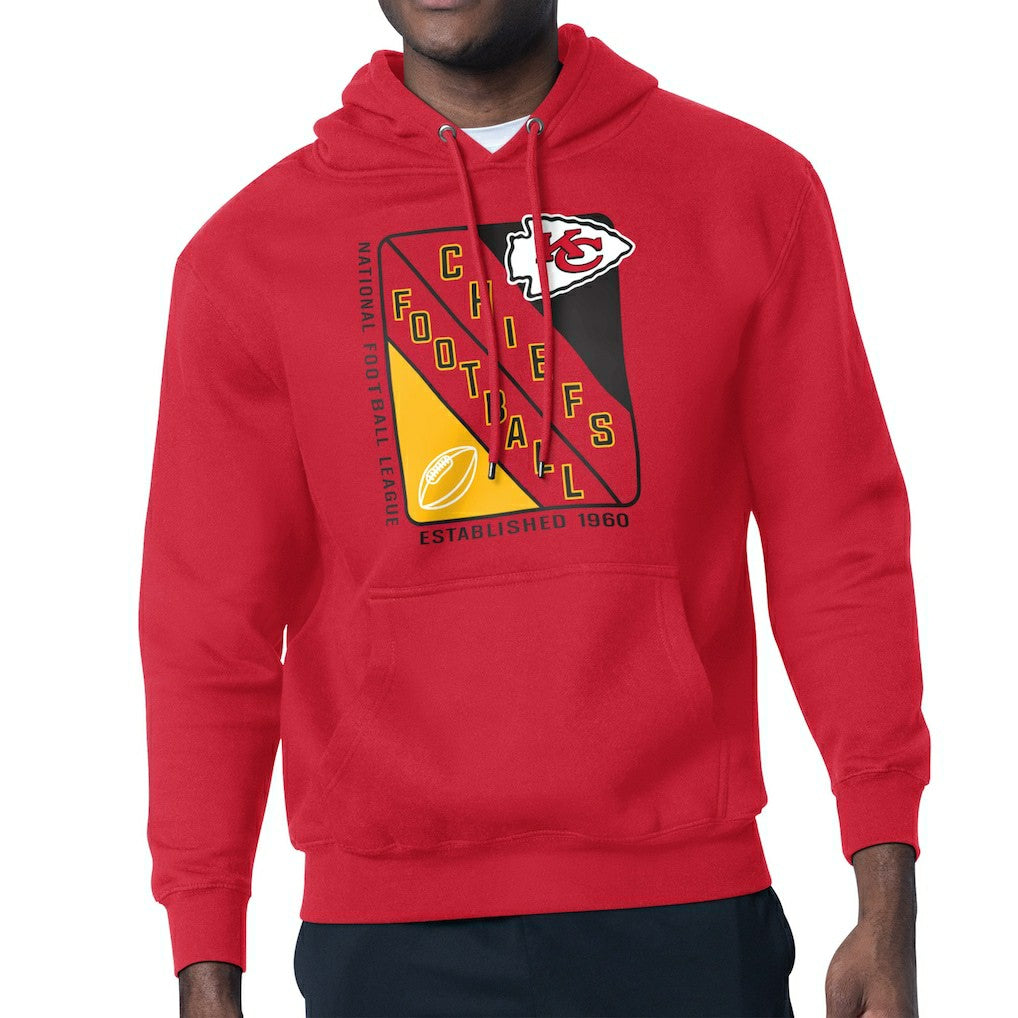 Kansas City Chiefs Starter Shield Logo Pullover Hoodie Red