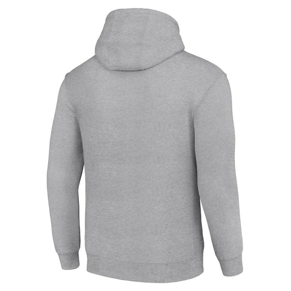 Green Bay Packers Starter Shield Logo Pullover Hoodie Heather Gray