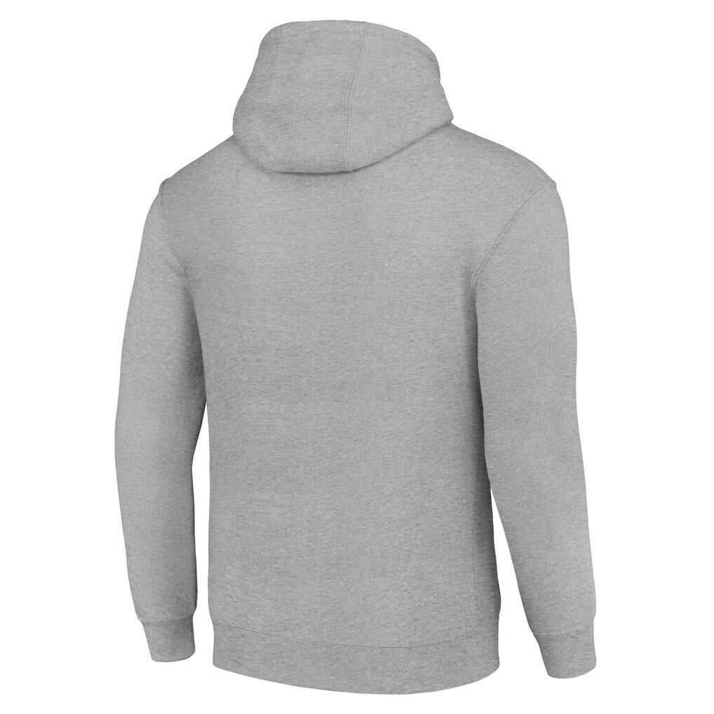 Minnesota Vikings Starter Shield Logo Pullover Hoodie Heather Gray
