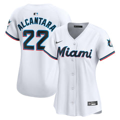 Sandy Alcantara Miami Marlins Nike Women's Home Limited Player Jersey – White Jerseys