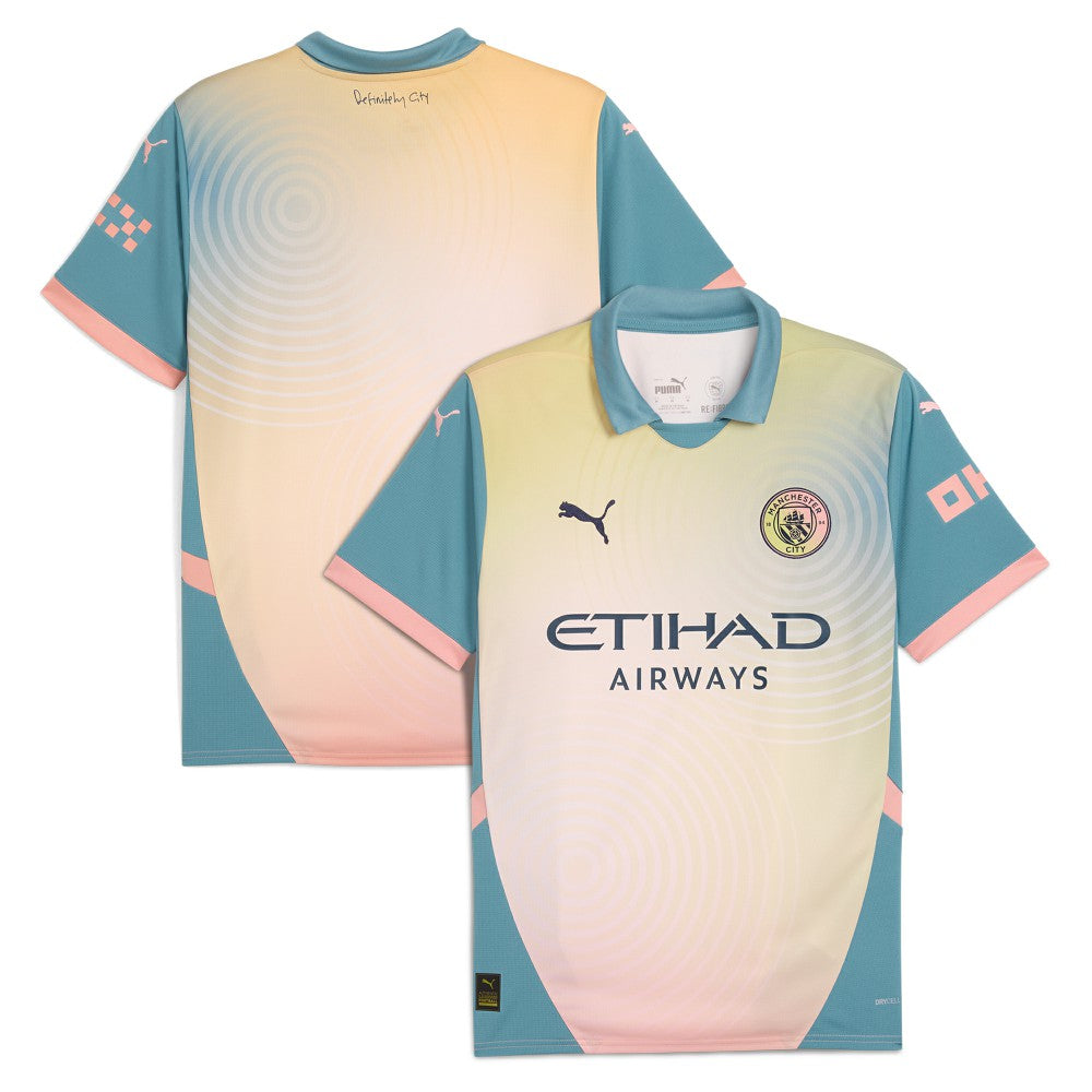 Manchester City 2024/25 Fourth Replica Jersey Blue sale
