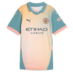 Manchester City Women's 2024/25 Fourth Replica Jersey Blue shop