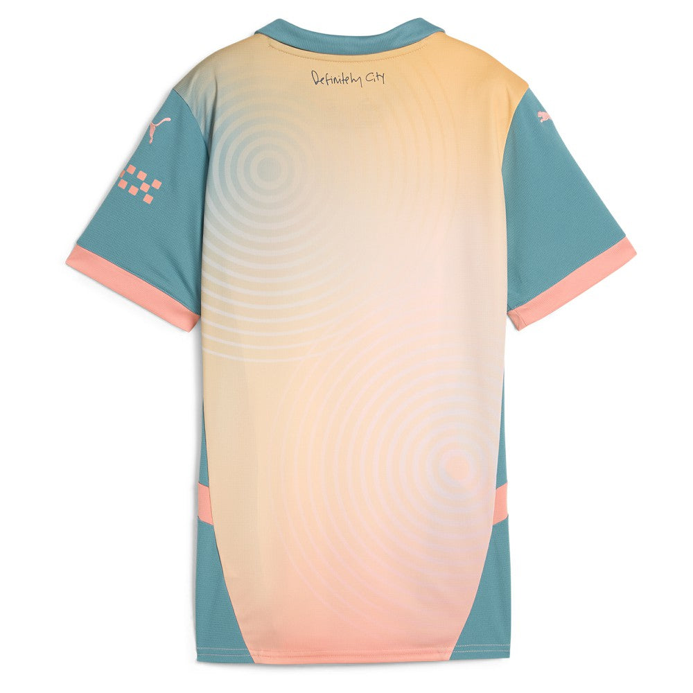 Manchester City Women's 2024/25 Fourth Replica Jersey Blue shop