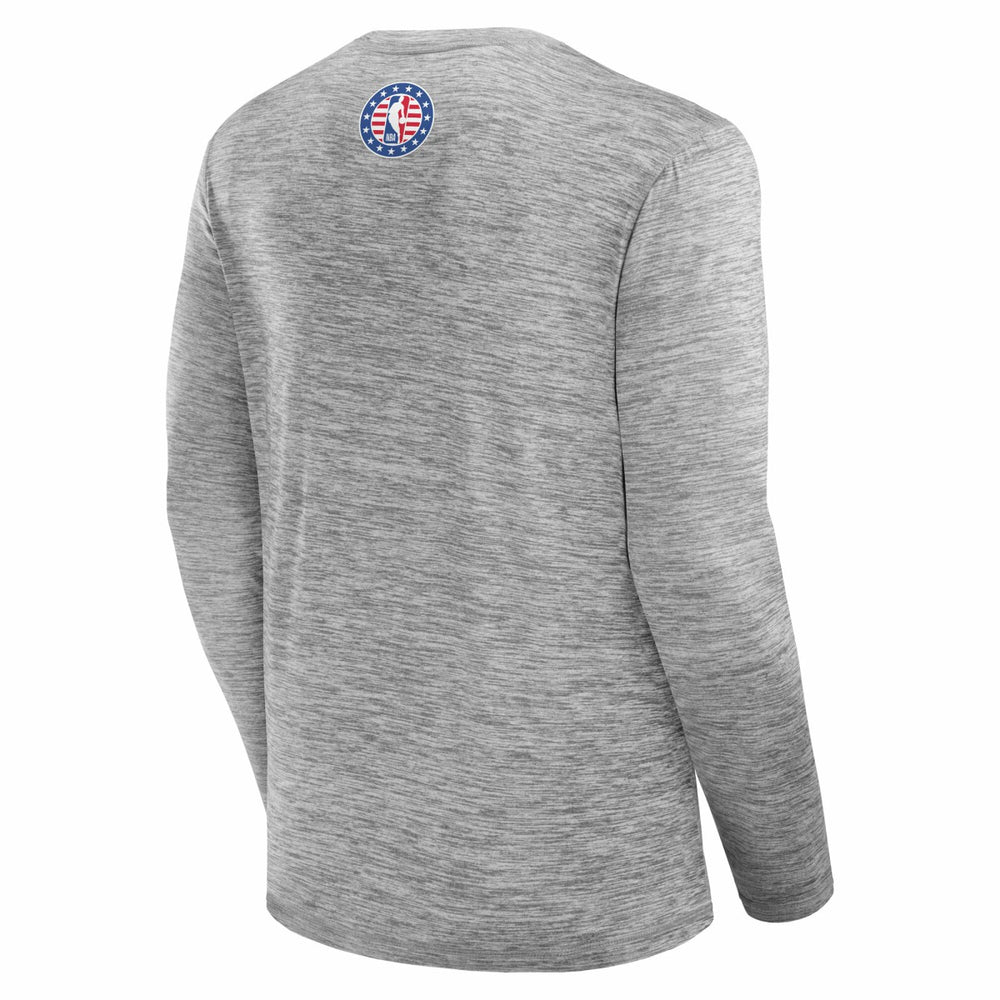 Milwaukee Bucks NBA Hoops for Troops Long Sleeve T-Shirt Heather Gray