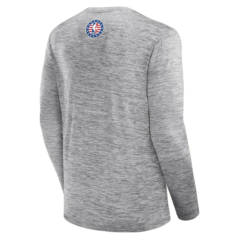 Boston Celtics NBA Hoops for Troops Long Sleeve T-Shirt Heather Gray