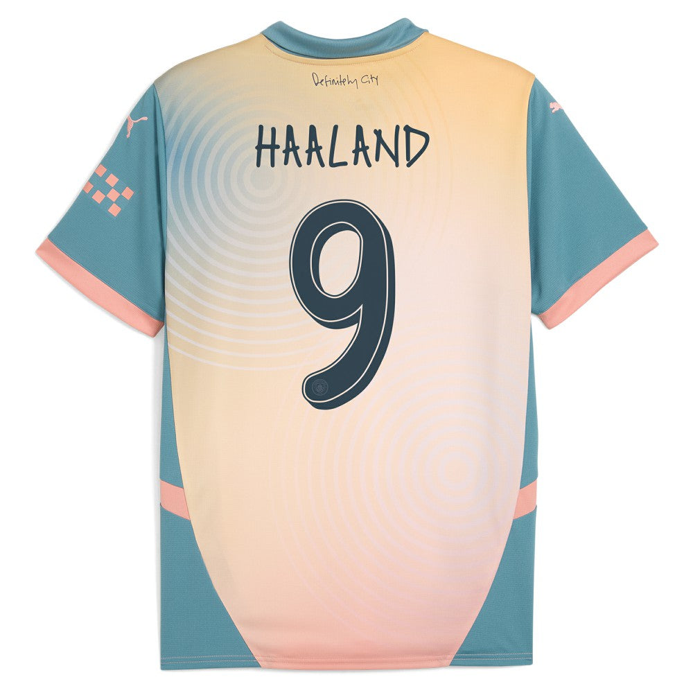 Erling Haaland Manchester City 2024/25 Fourth Replica Player Jersey Blue shop