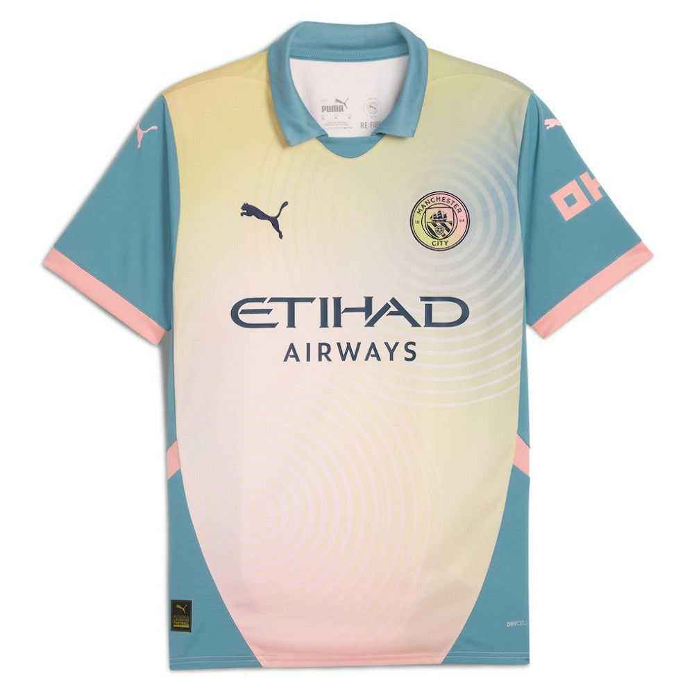 Kevin De Bruyne Manchester City 2024/25 Fourth Replica Player Jersey Blue