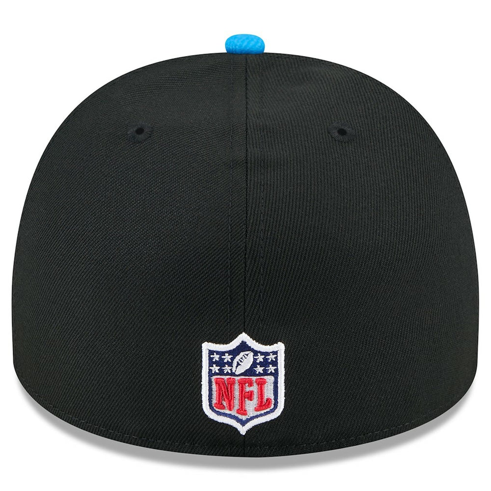 Detroit Lions New Era 2025 NFL Draft On Stage A-Frame 59FIFTY Fitted Hat Black/Blue