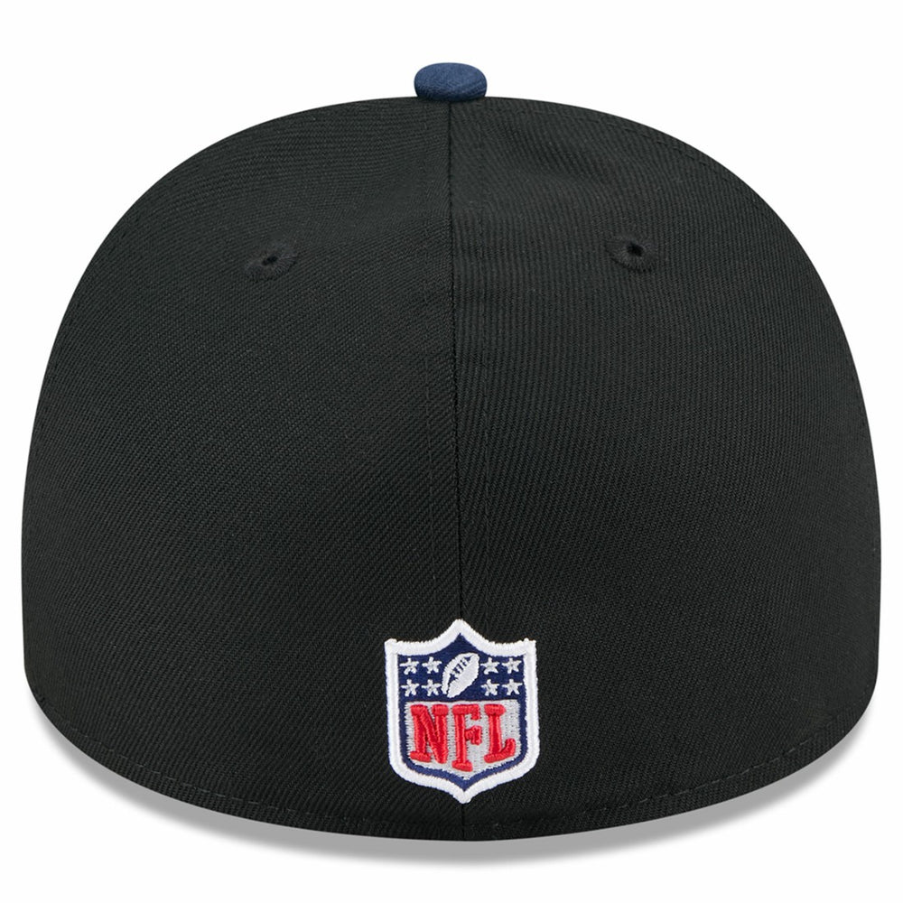 Tennessee Titans New Era 2025 NFL Draft On Stage A-Frame 59FIFTY Fitted Hat Black/Navy