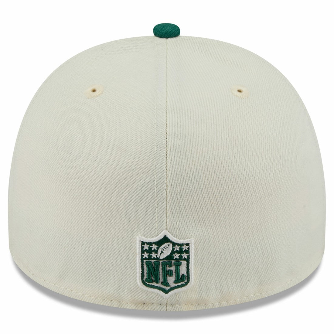 New York Jets New Era 2025 NFL Draft A-Frame 59FIFTY Fitted Hat Cream/Green