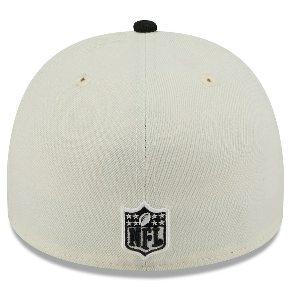 Cincinnati Bengals New Era 2025 NFL Draft A-Frame 59FIFTY Fitted Hat Cream/Black