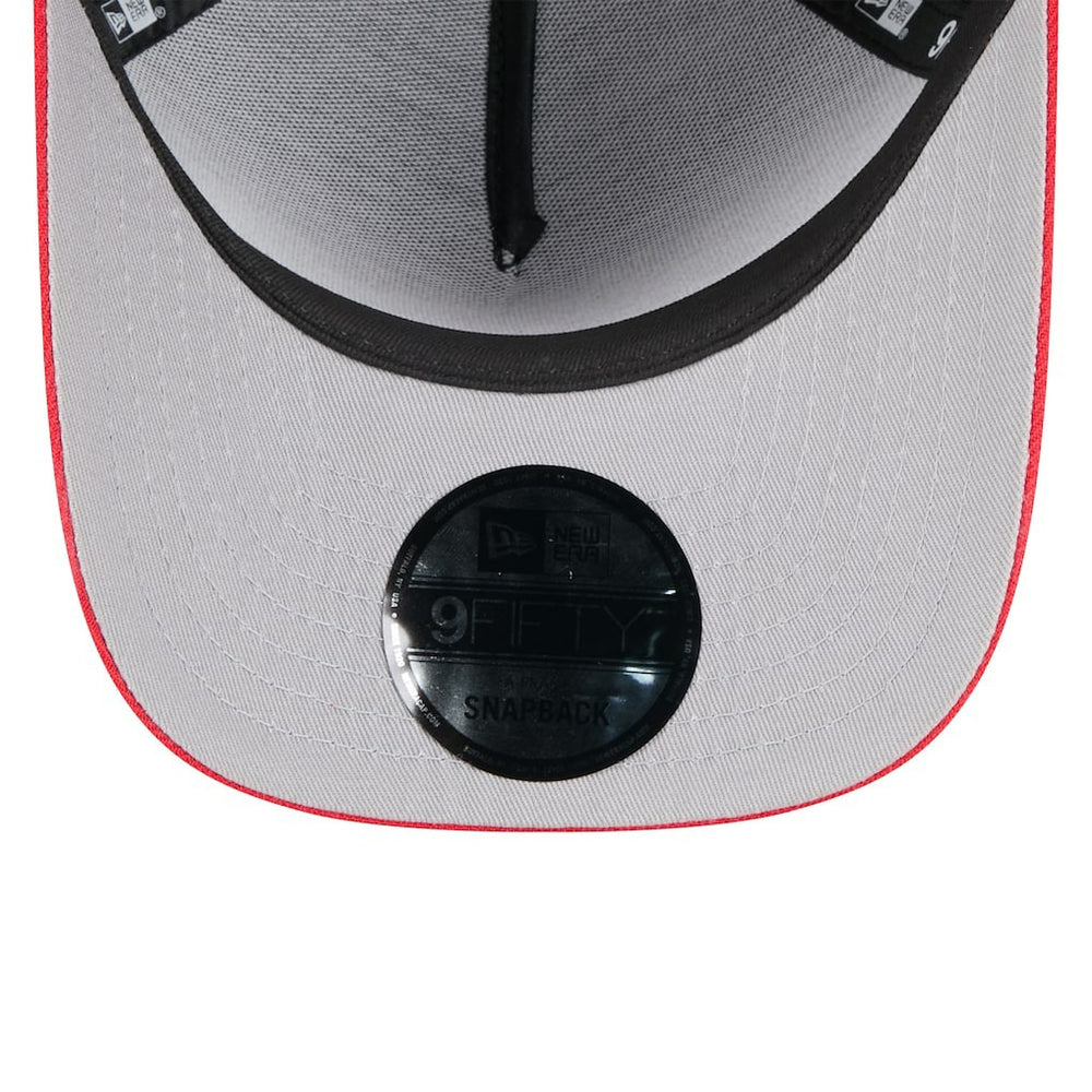 Kansas City Chiefs New Era 2025 NFL Draft A-Frame 9FIFTY Snapback Hat Black/Red