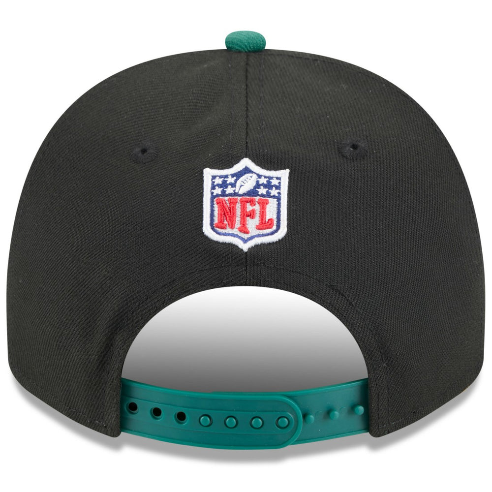 New York Jets New Era 2025 NFL Draft A-Frame 9FIFTY Snapback Hat Black/Green