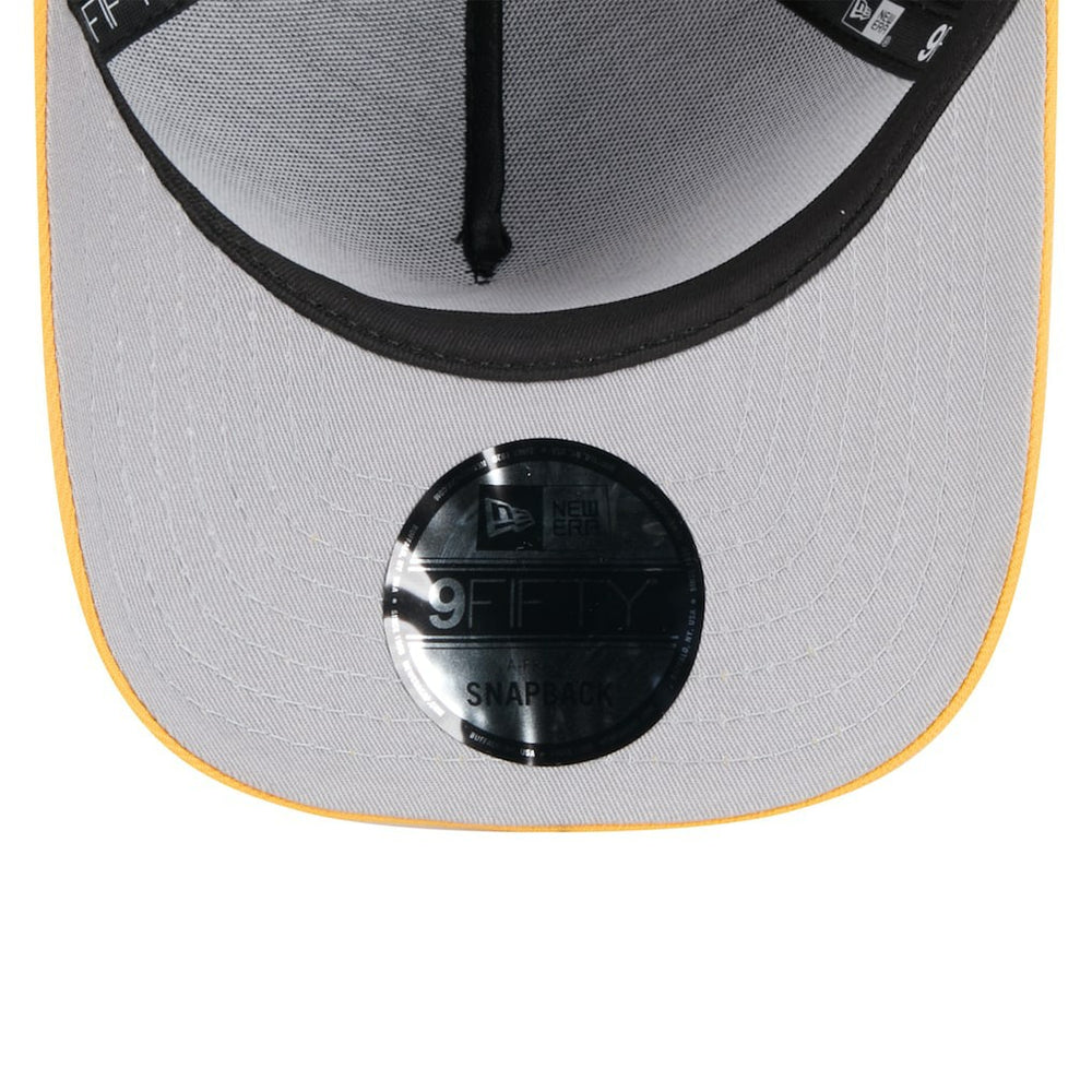 Pittsburgh Steelers New Era 2025 NFL Draft A-Frame 9FIFTY Snapback Hat Black/Gold