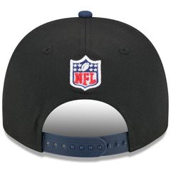 Seattle Seahawks New Era 2025 NFL Draft A-Frame 9FIFTY Snapback Hat Black/College Navy