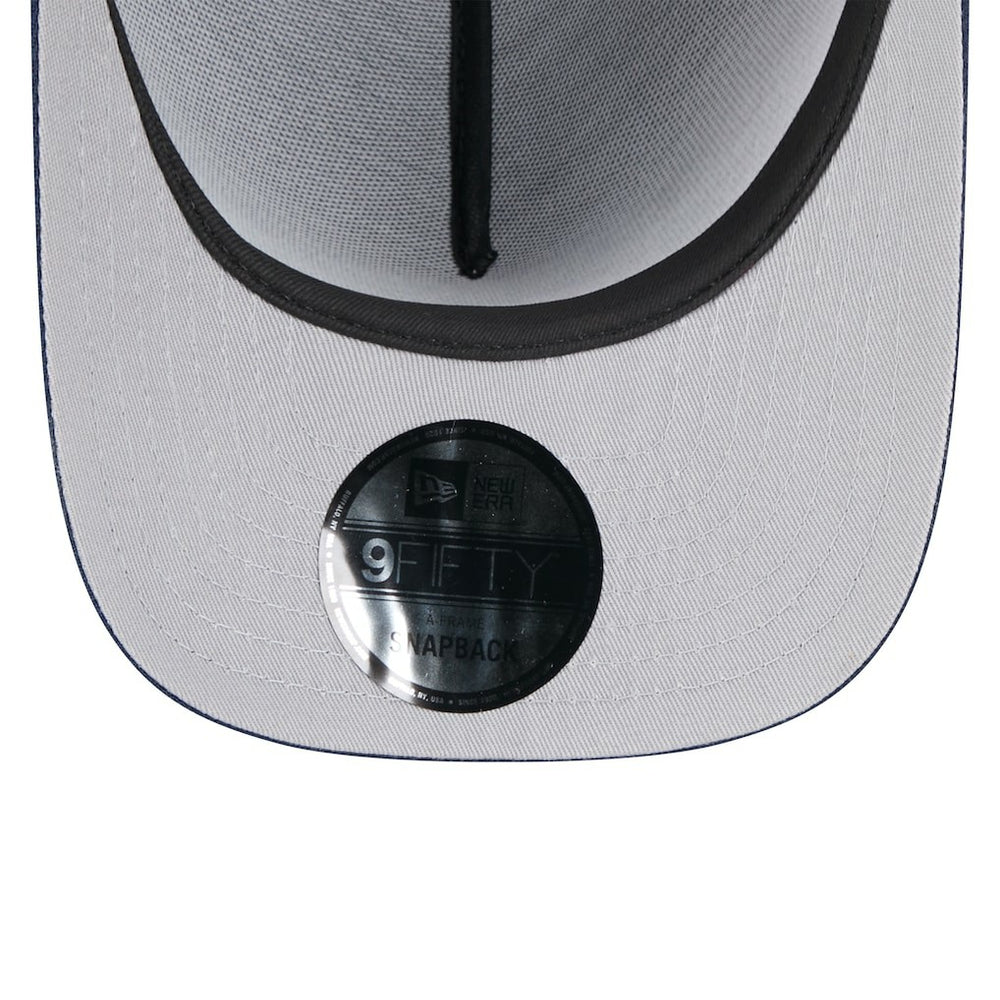 Seattle Seahawks New Era 2025 NFL Draft A-Frame 9FIFTY Snapback Hat Black/College Navy