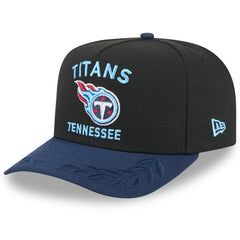 Tennessee Titans New Era 2025 NFL Draft A-Frame 9FIFTY Snapback Hat Black/Navy