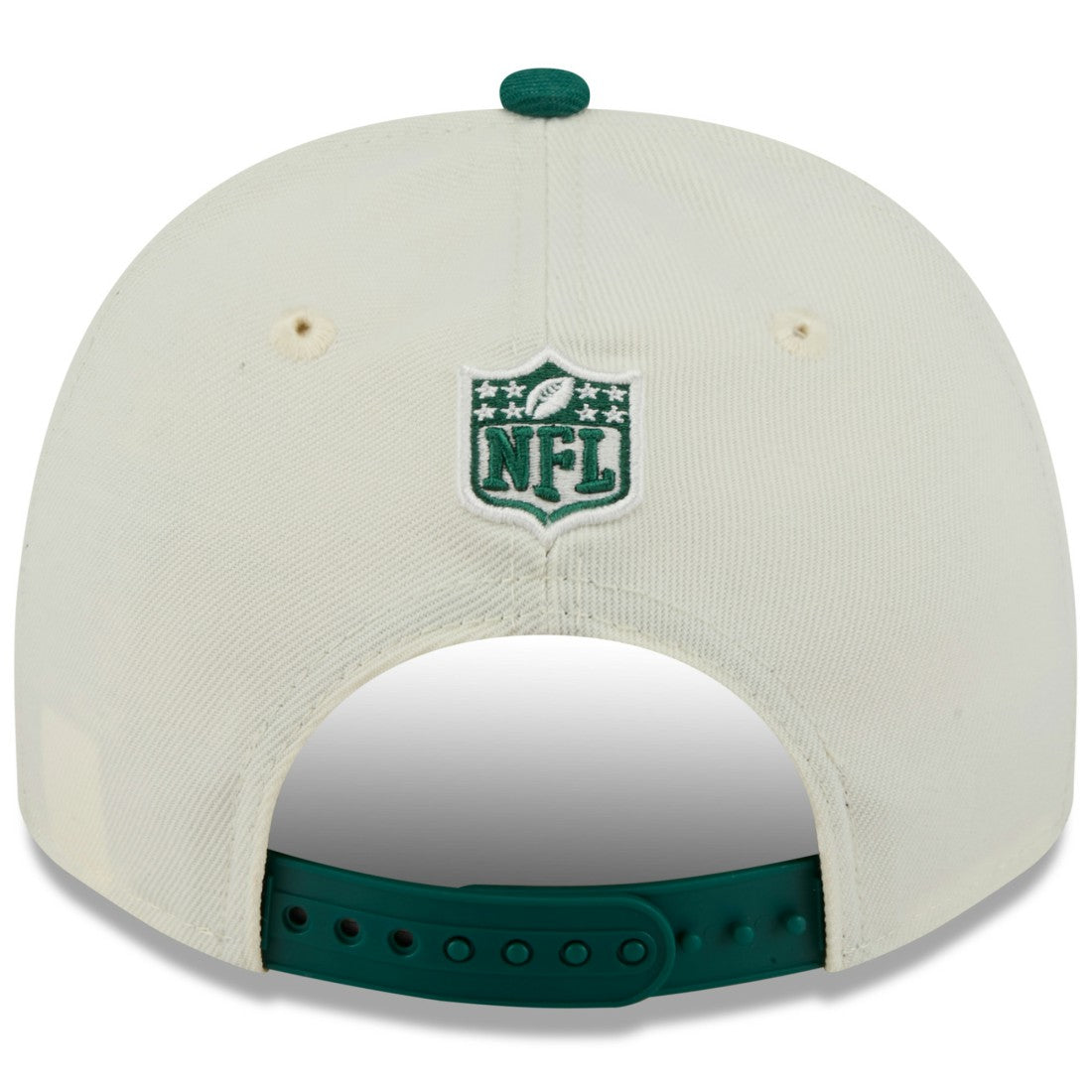 New York Jets New Era 2025 NFL Draft A-Frame 9FIFTY Snapback Hat Cream/Green