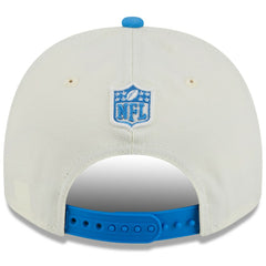 Detroit Lions New Era 2025 NFL Draft A-Frame 9FIFTY Snapback Hat Cream/Blue