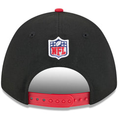 Kansas City Chiefs New Era 2025 NFL Draft 9FORTY A-Frame M-Crown Adjustable Hat Black/Red