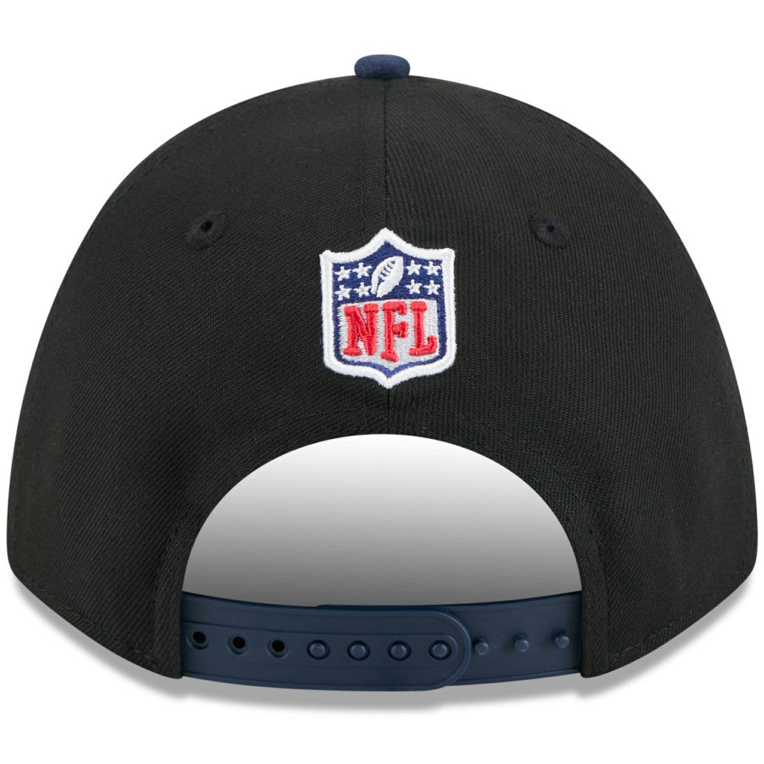 Tennessee Titans New Era 2025 NFL Draft 9FORTY A-Frame M-Crown Adjustable Hat Black/Navy