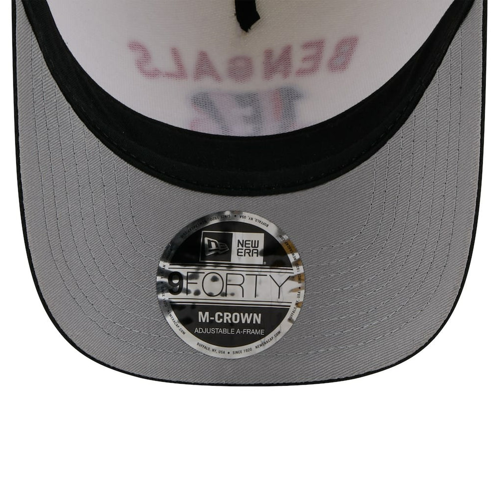 Cincinnati Bengals New Era 2025 NFL Draft 9FORTY A-Frame M-Crown Adjustable Hat Cream/Black