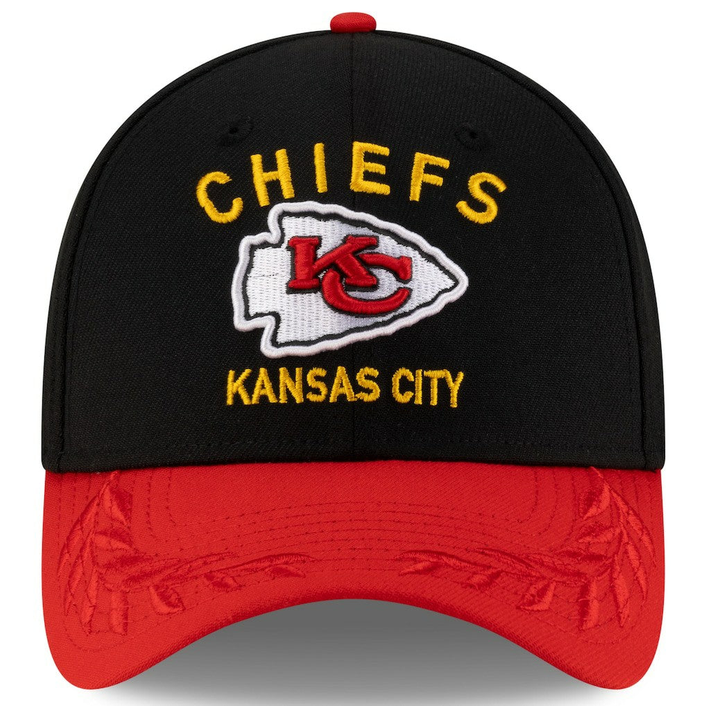 Kansas City Chiefs New Era 2025 NFL Draft 39THIRTY Flex Hat Black/Red