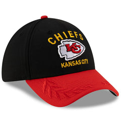 Kansas City Chiefs New Era 2025 NFL Draft 39THIRTY Flex Hat Black/Red