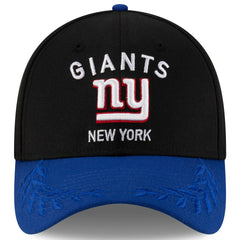New York Giants New Era 2025 NFL Draft 39THIRTY Flex Hat Black/Royal