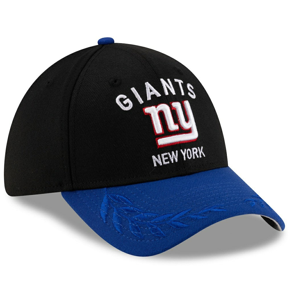 New York Giants New Era 2025 NFL Draft 39THIRTY Flex Hat Black/Royal