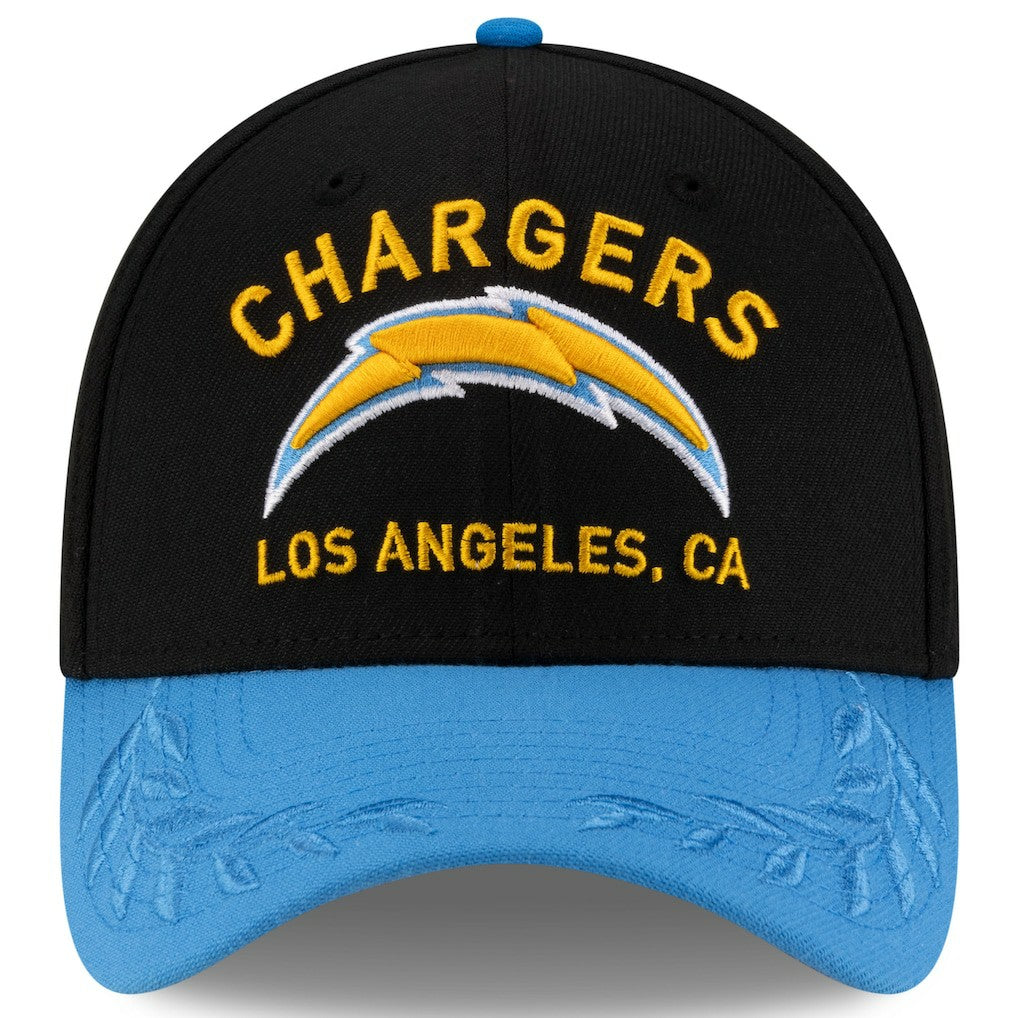 Los Angeles Chargers New Era 2025 NFL Draft 39THIRTY Flex Hat Black/Powder Blue