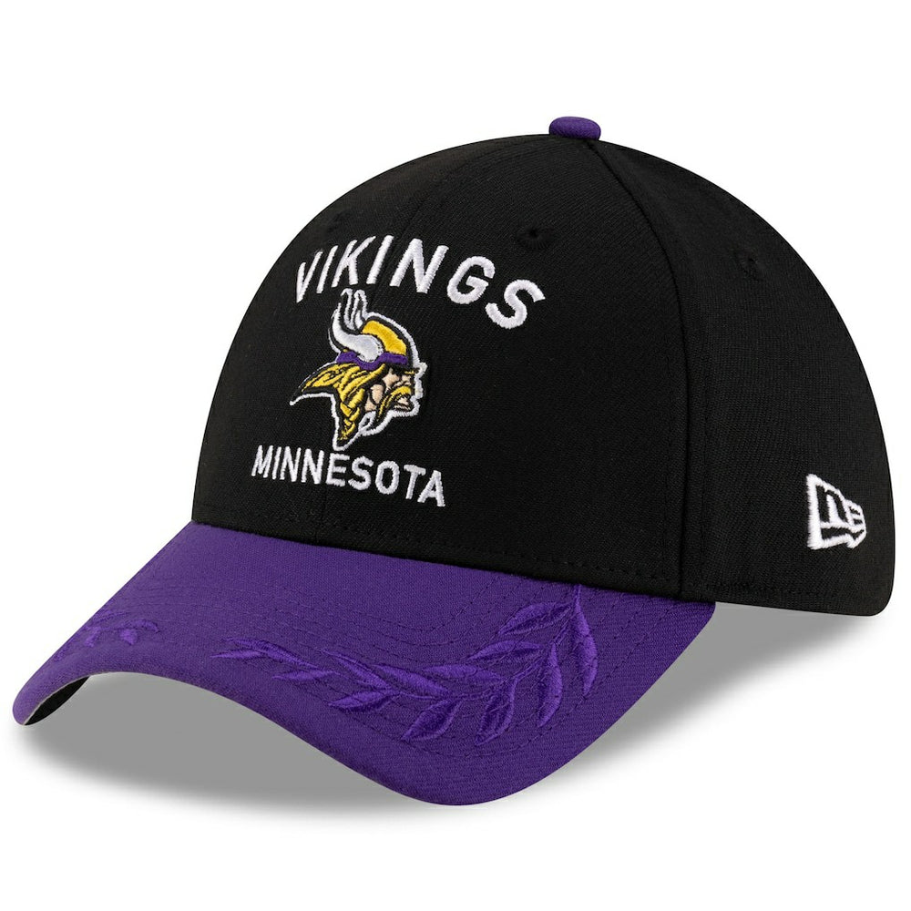 Minnesota Vikings New Era 2025 NFL Draft 39THIRTY Flex Hat Black/Purple