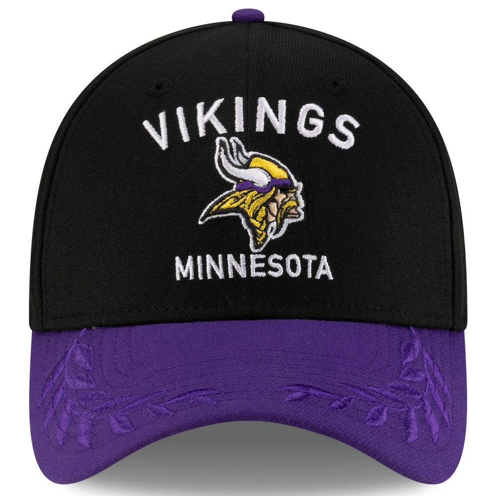 Minnesota Vikings New Era 2025 NFL Draft 39THIRTY Flex Hat Black/Purple