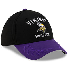 Minnesota Vikings New Era 2025 NFL Draft 39THIRTY Flex Hat Black/Purple