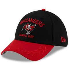 Tampa Bay Buccaneers New Era 2025 NFL Draft 39THIRTY Flex Hat Black/Red