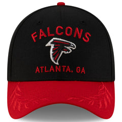Atlanta Falcons New Era 2025 NFL Draft 39THIRTY Flex Hat Black/Red