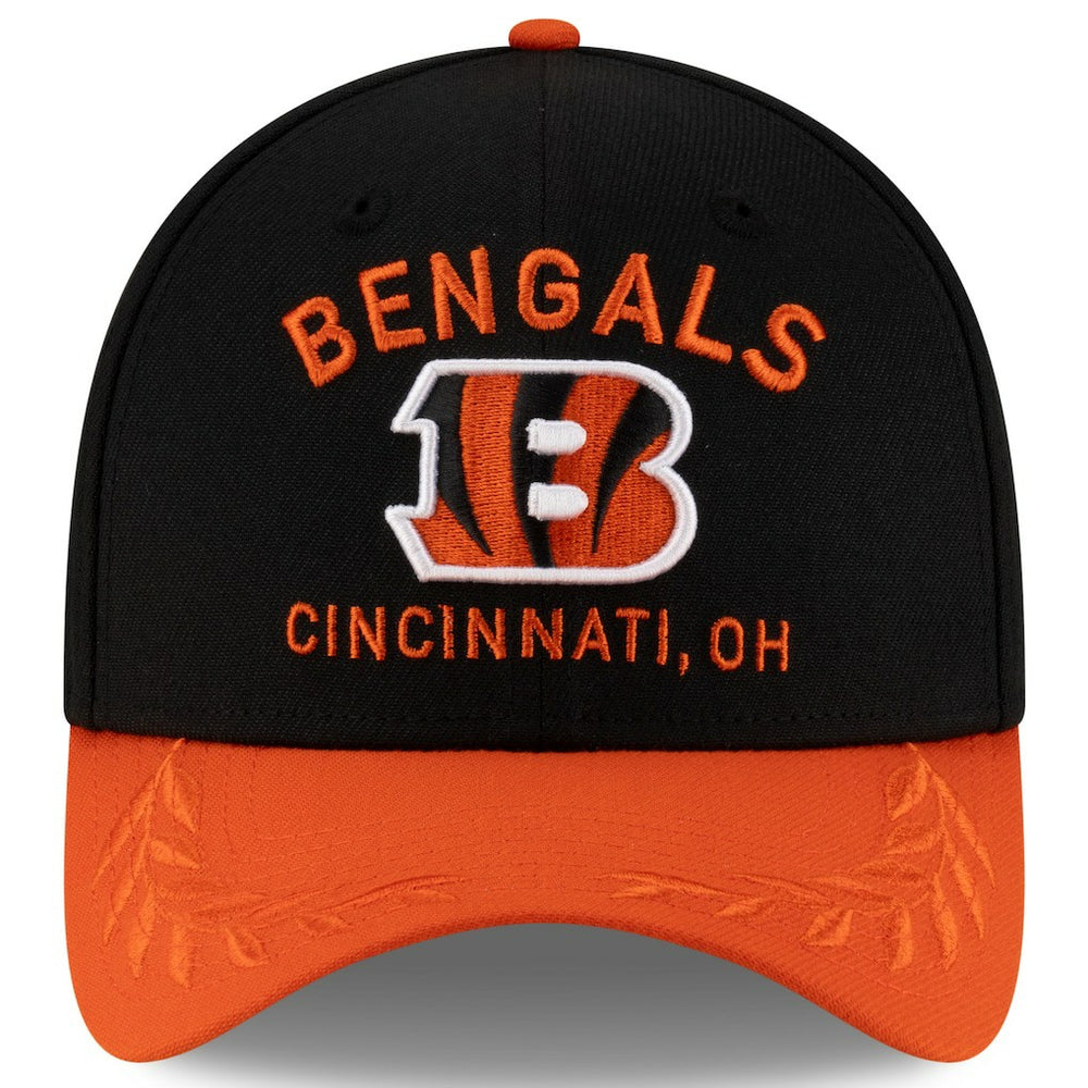 Cincinnati Bengals New Era 2025 NFL Draft 39THIRTY Flex Hat Black/Orange