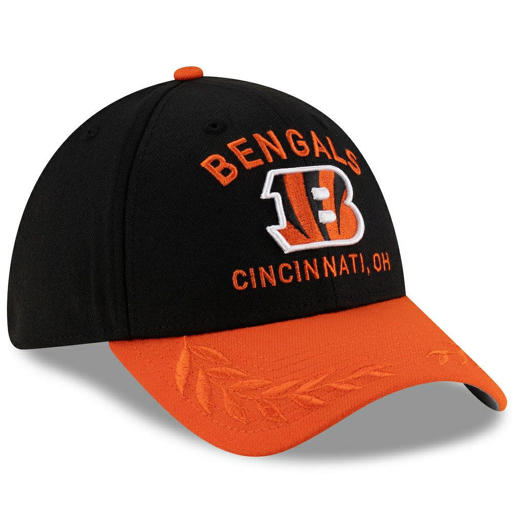 Cincinnati Bengals New Era 2025 NFL Draft 39THIRTY Flex Hat Black/Orange