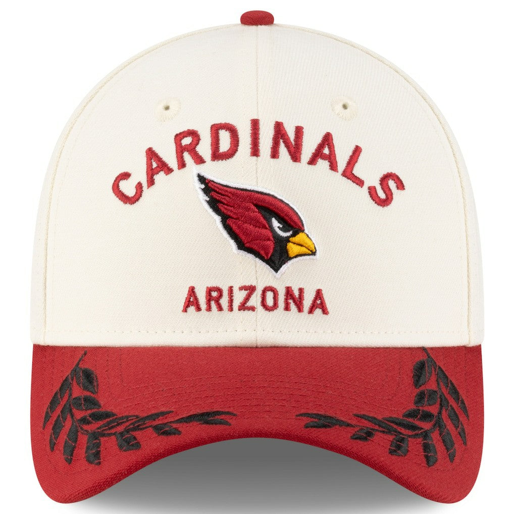 Arizona Cardinals New Era 2025 NFL Draft 39THIRTY Flex Hat Cream/Cardinal